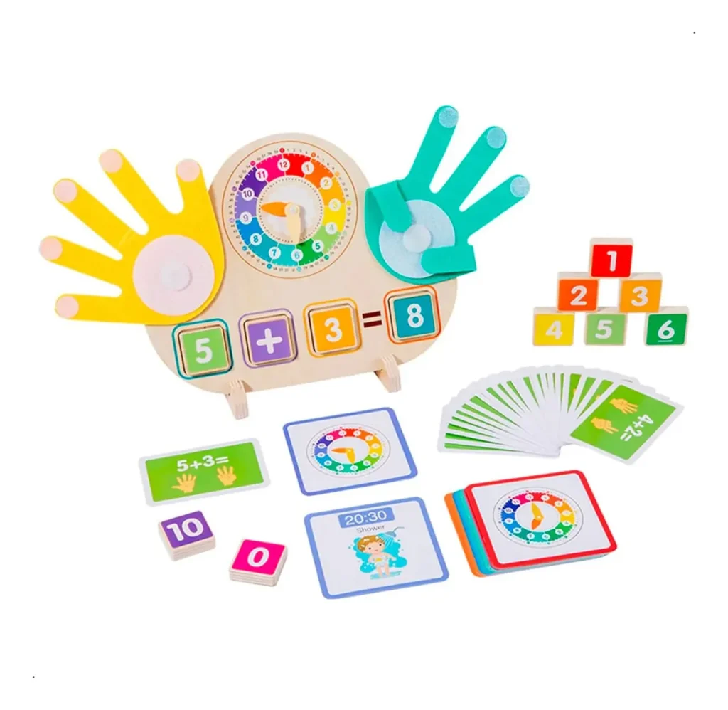 Juego didáctico de madera